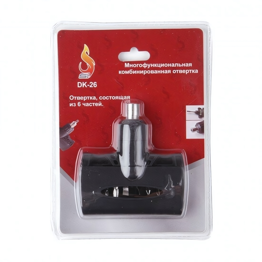 Отвертка 6 в 1 DK-26, 012081