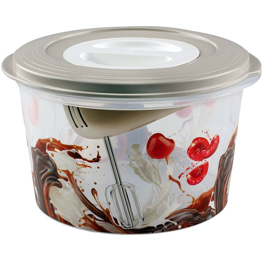 Емкость для миксера мерная с крышкой 2л голубой океан