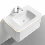 Тумба с раковиной Black&White Universe U925.900 матовый молочный белый