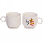 Набор кружек на стойке 280мл «Ананасы»
