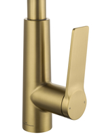 Смеситель для кухни с выдвижным изливом WONZON & WOGHAND, Брашированное золото (WW-A20782-BG)