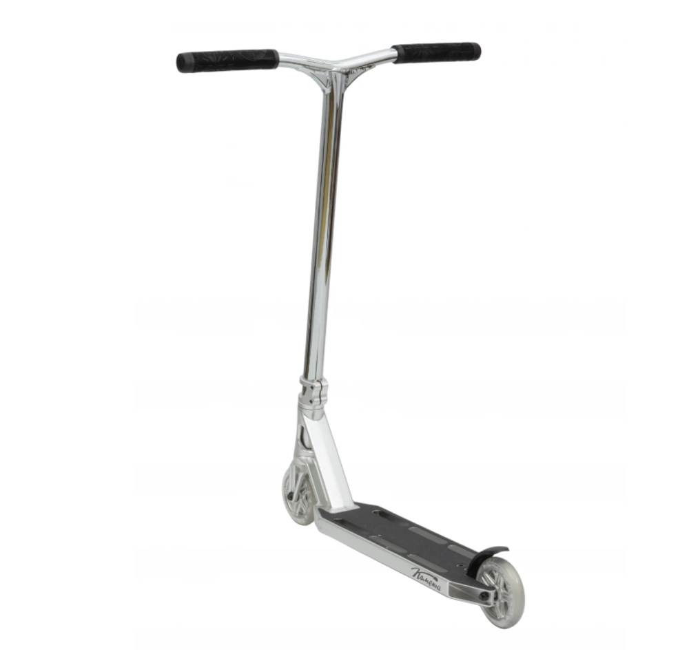 Трюковой самокат Комета Гелиос v2 серебро