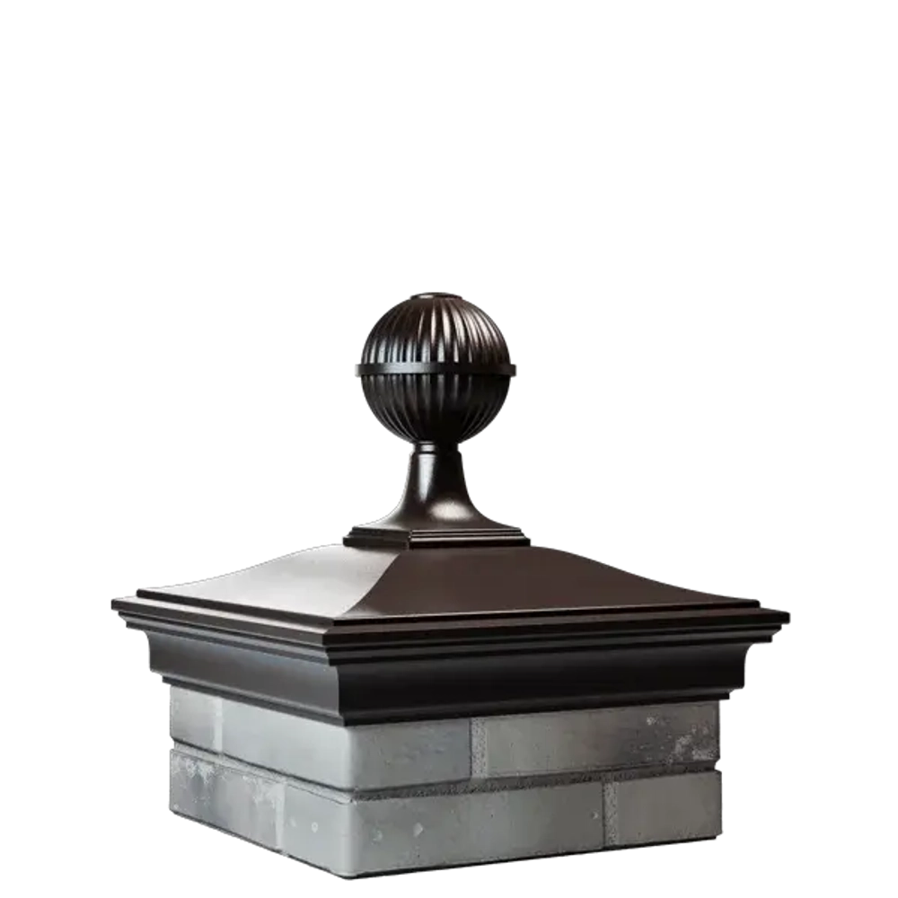 Колпак для забора MONBLAN с шаром на 1,5 кирпича