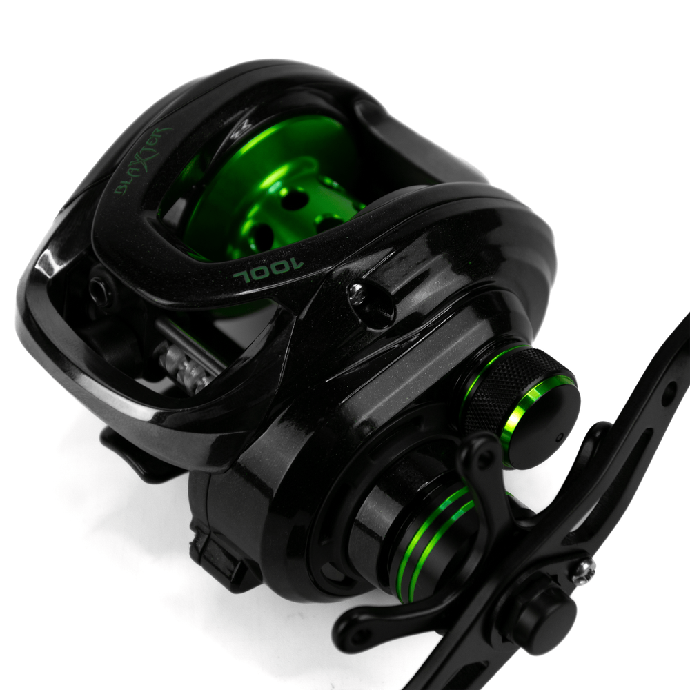 Катушка мультипликаторная Stinger Blaxter 100L (2NMB+3BB+1RB, мет. шпуля)