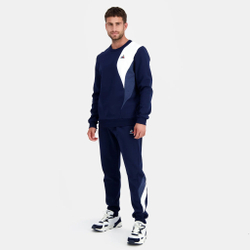 Мужская кофта теннисная Le Coq Sportif N°1 Sweatshirt Men - Dark Blue, White
