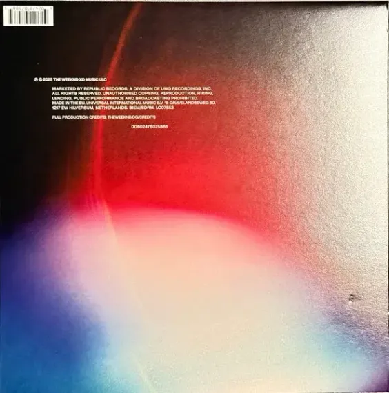 OST Hurry Up Tomorrow - (Abel Tesfaye & Daniel Lopatin) LP