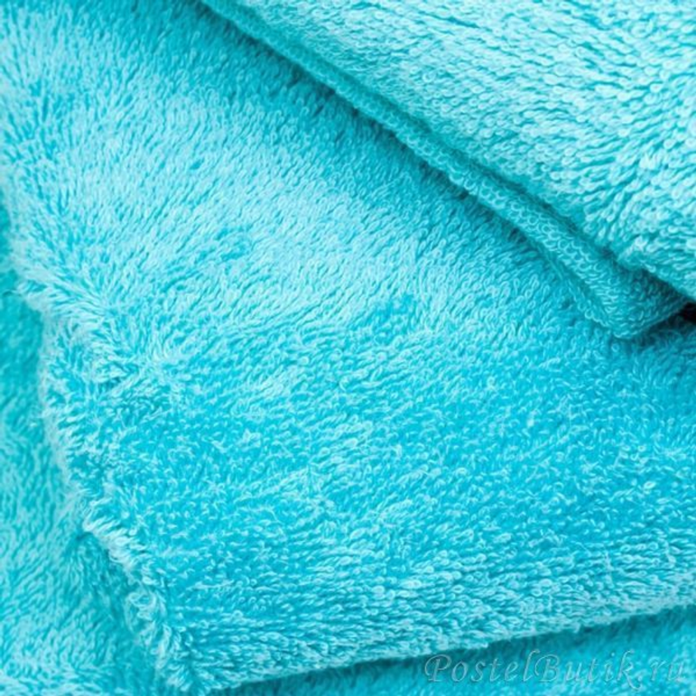 Махровое полотенце Life Style 7007 Uni бирюзовое от Cawo Германия