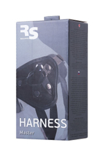 Черные трусики для страпона Master (Цвет: черный)