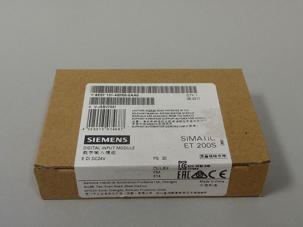 Новый SIEMENS 6ES7131-4BF00-0AA0