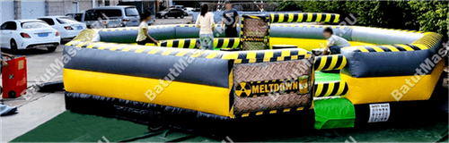 Коммерческая надувная игра "Увернись от палки" (Melt Down) 8*8*1.5 м