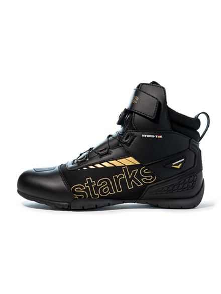 Мотокроссовки STARKS WATERPROOF RS-2 WP Черно-золотые 44