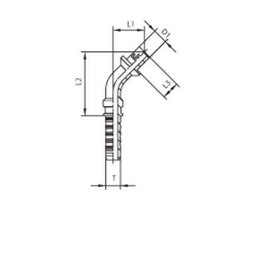 Фитинг DN 25 BEL (Ш) 25 (45)