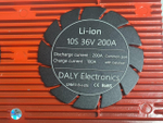 Плата контроля BMS Li-ion 10S 36V 200A