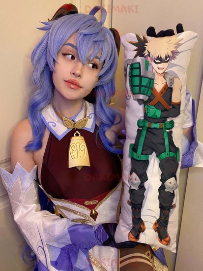 Мини дакимакура Кацуки Бакуго из Моя геройская академия арт. M0121, 60х20 см