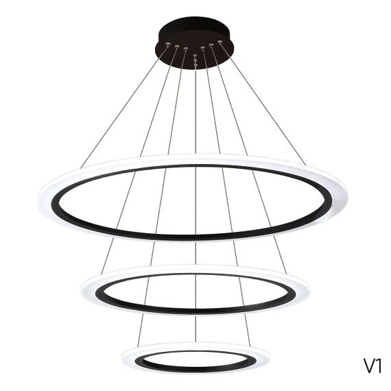 Подвесной светодиодный светильник Crystal Lux Manzana SP67W Led Black