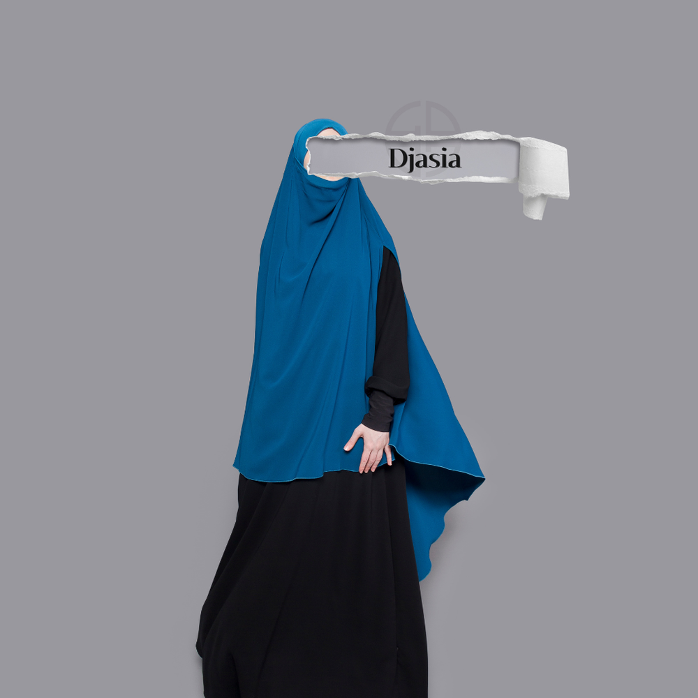KHIMAR PONCHO FROM MEDINA SILK (One size)