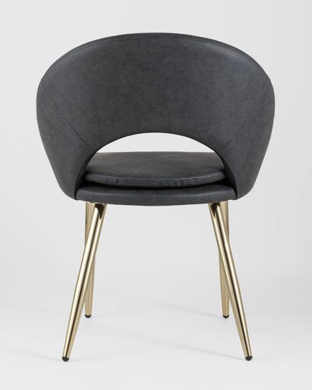 Стул Кензи экокожа темно-серый