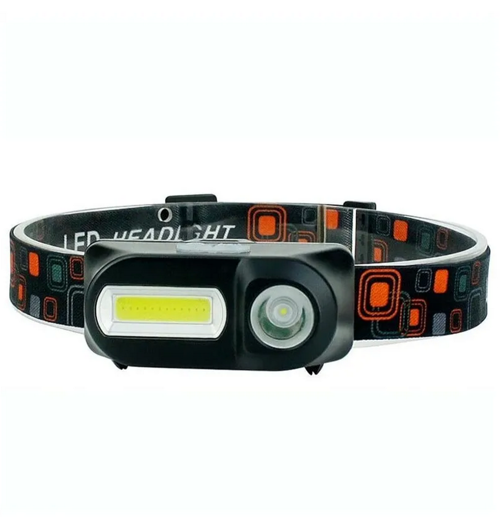 Фонарь налобный яркий Огонь HT-821-B