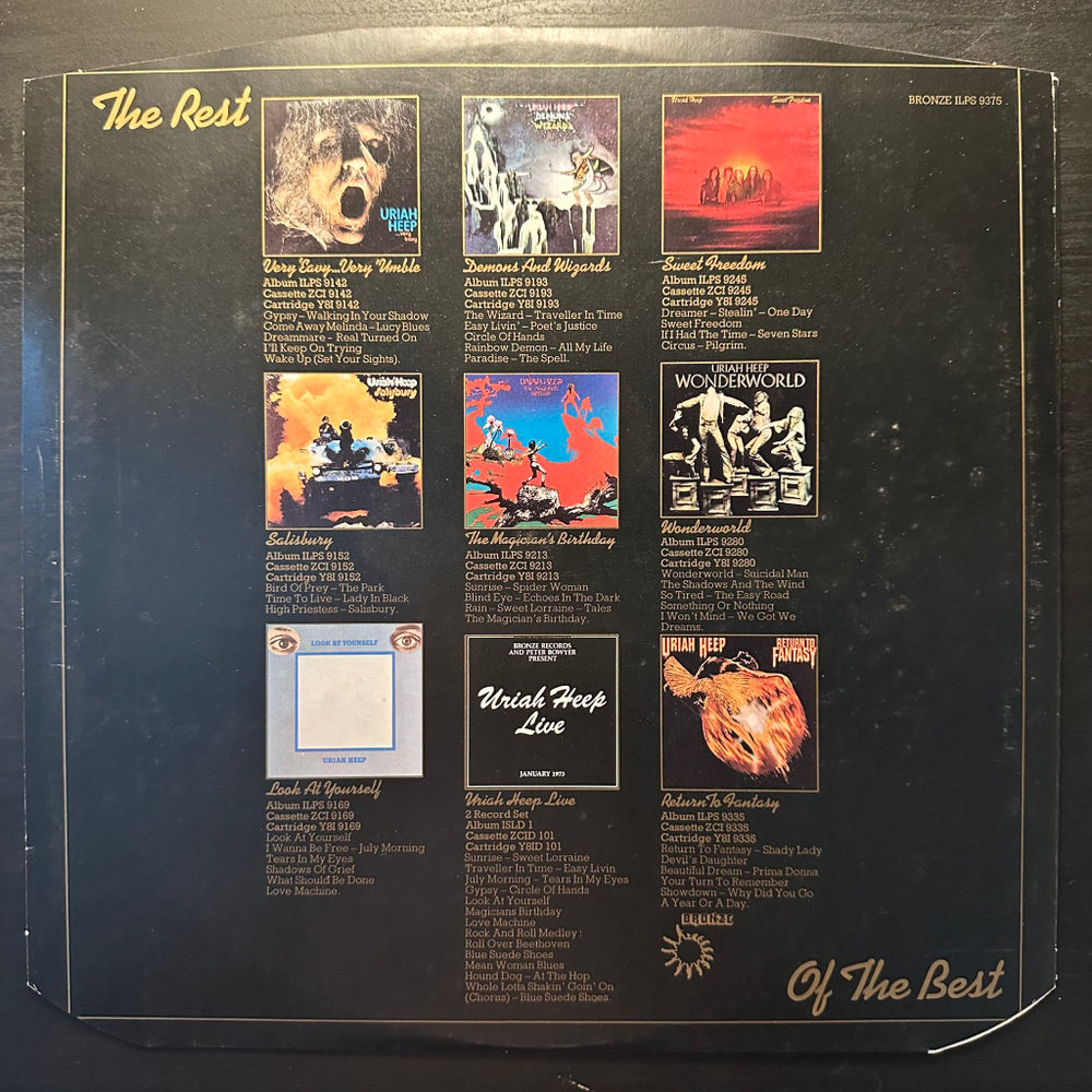 Uriah Heep - The Best Of… (Англия 1975г.)