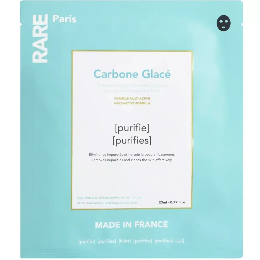 RARE Paris Carbon Glace Очищающая тканевая маска