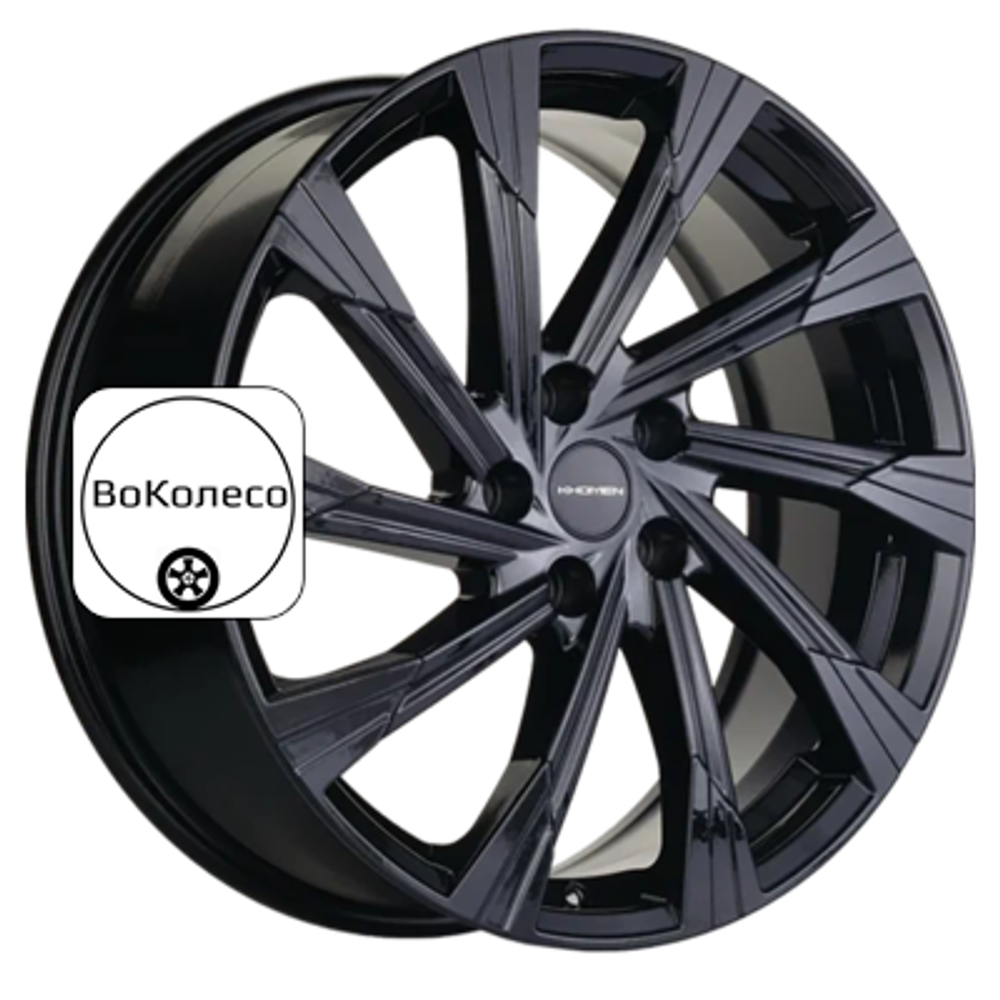 7,5x19/5x114,3 ET35 D60,1 KHW1901 (Changan Uni-k) Black Khomen Wheels