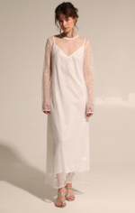 Платье макси пайетки