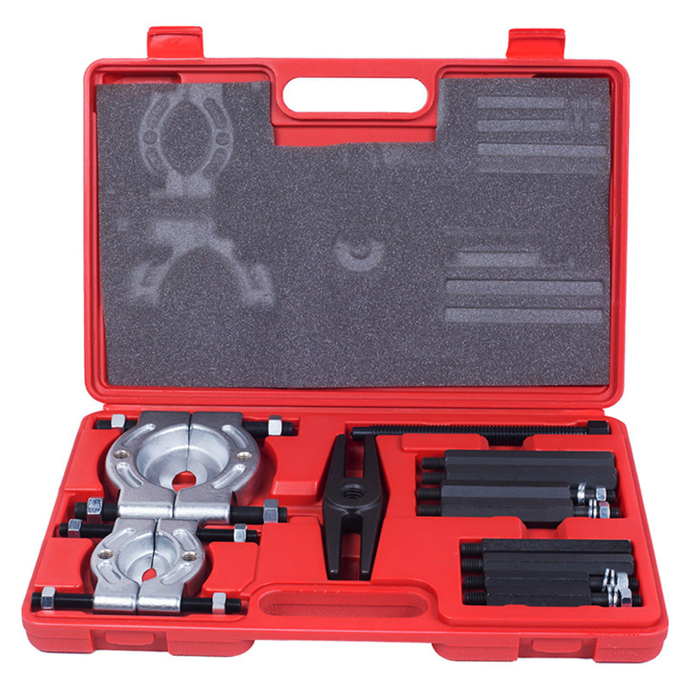 МАСТАК (104-10375C) Съемник подшипников, 30-75 мм, сегментного типа, кейс, 12 предметов