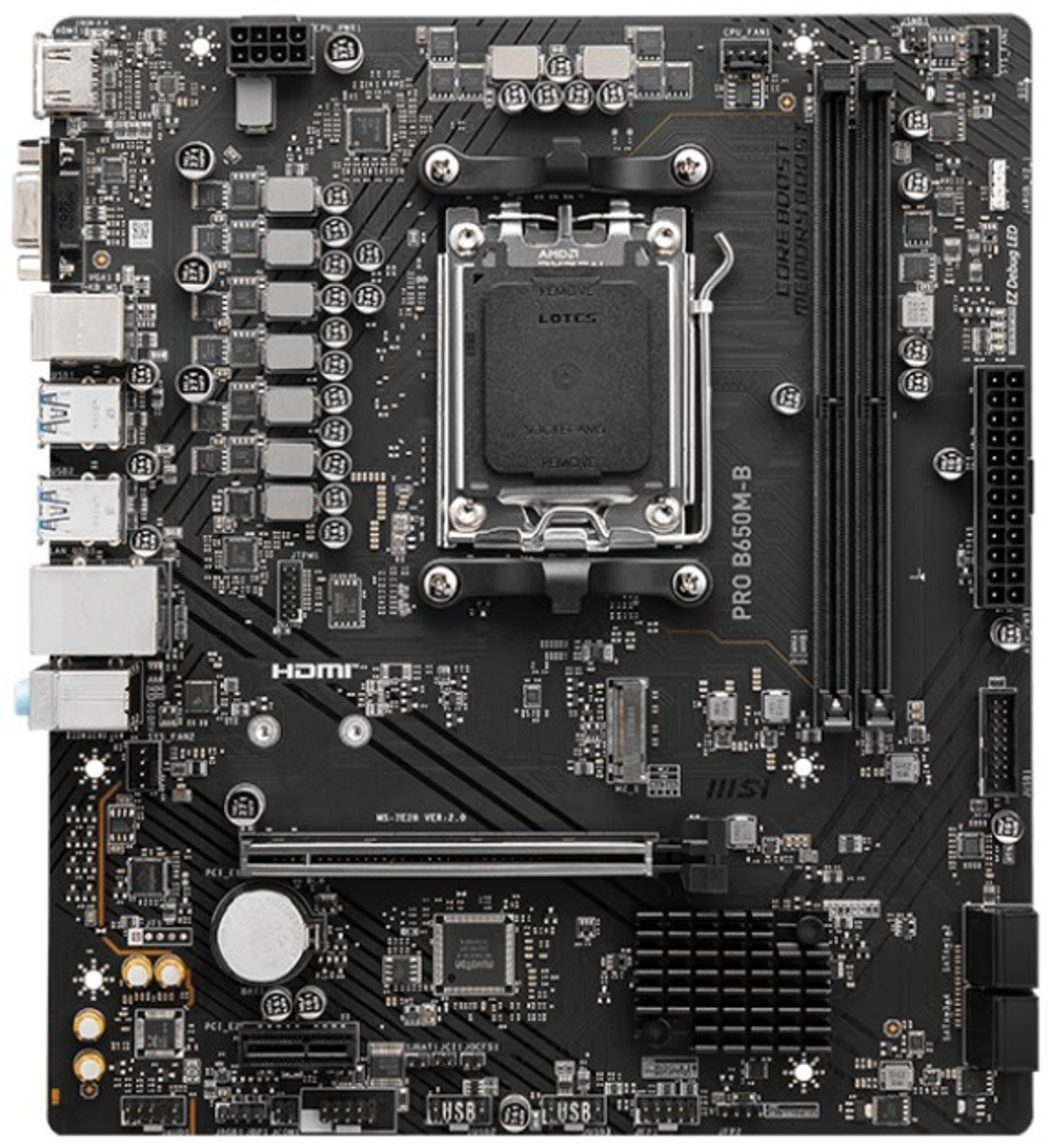 Материнская плата mATX MSI PRO B650M-B