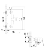 Смеситель для душа LEMARK PARTNER - LM6559C
