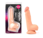 Телесный фаллоимитатор из киберкожи - 13,5 см.