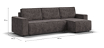 Угловой диван NORD 2.0 Велюр Alkantara серый
