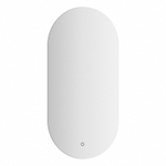 Зеркало Evoform с LED-подсветкой 16,5 W 40х80 см Сенсорный выключатель Теплый белый свет