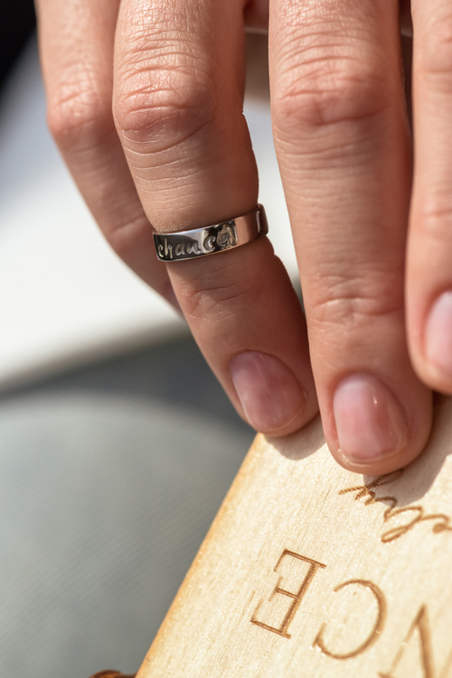 Фаланговое кольцо "CHANCE" узкое (незамкнутое)