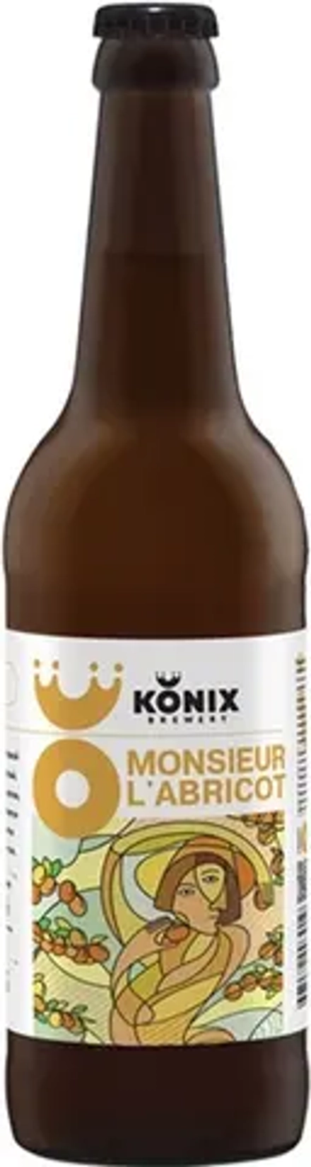 Пиво Коникс Месье Абрикос / Konix Brewery Monsieur l'Abricot 0.45 - стекло
