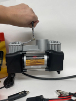 Компрессор автомобильный для накачки шин, двухпоршневой, в кейсе, 70 л / мин, 12 v, 906X, TG (1 шт.)