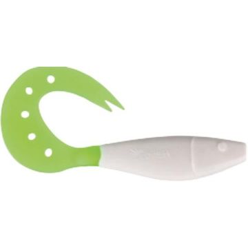 Твистер Helios Kasandra 4"29/10,9см White & Green 5шт. (HS-34-016)