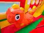 Коммерческий надувной батут «Драконы в тропиках», 8*4*5 м
