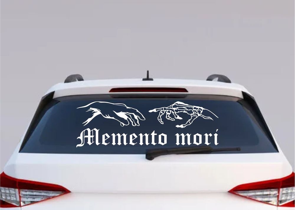 Наклейка на авто Momento Mori №4625