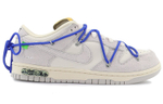 OFF-WHITE x Nike Dunk Low The 50 NO.32 Joint Blue Lace Grey Buckle Wear-Resistant Low Panel Shoes