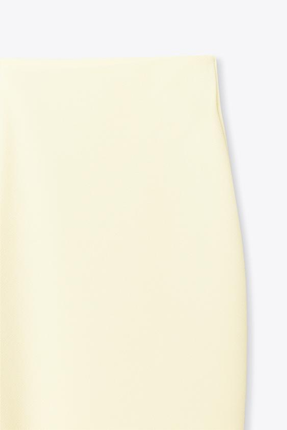 ZARA БРЮКИ FLARE ИЗ КРЕПА, СВЕТЛО-ЖЕЛТЫЙ