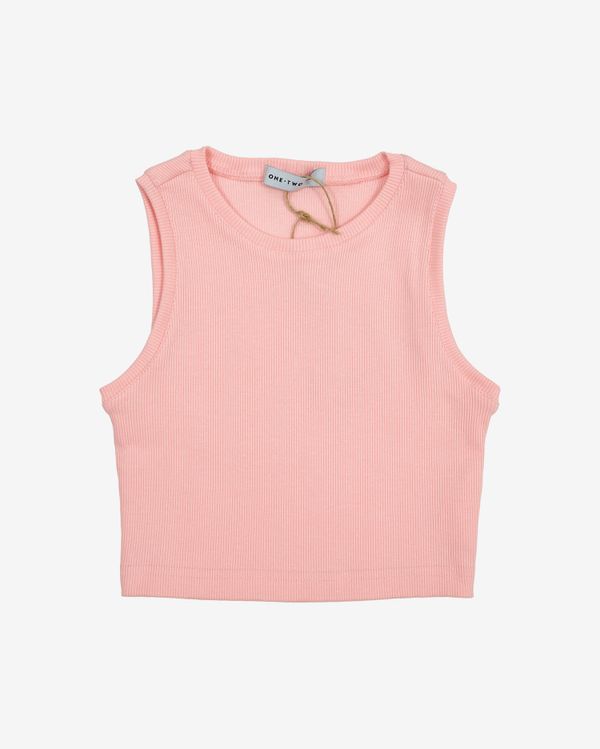 Топ Ribbed Crystal Rose - фото 2