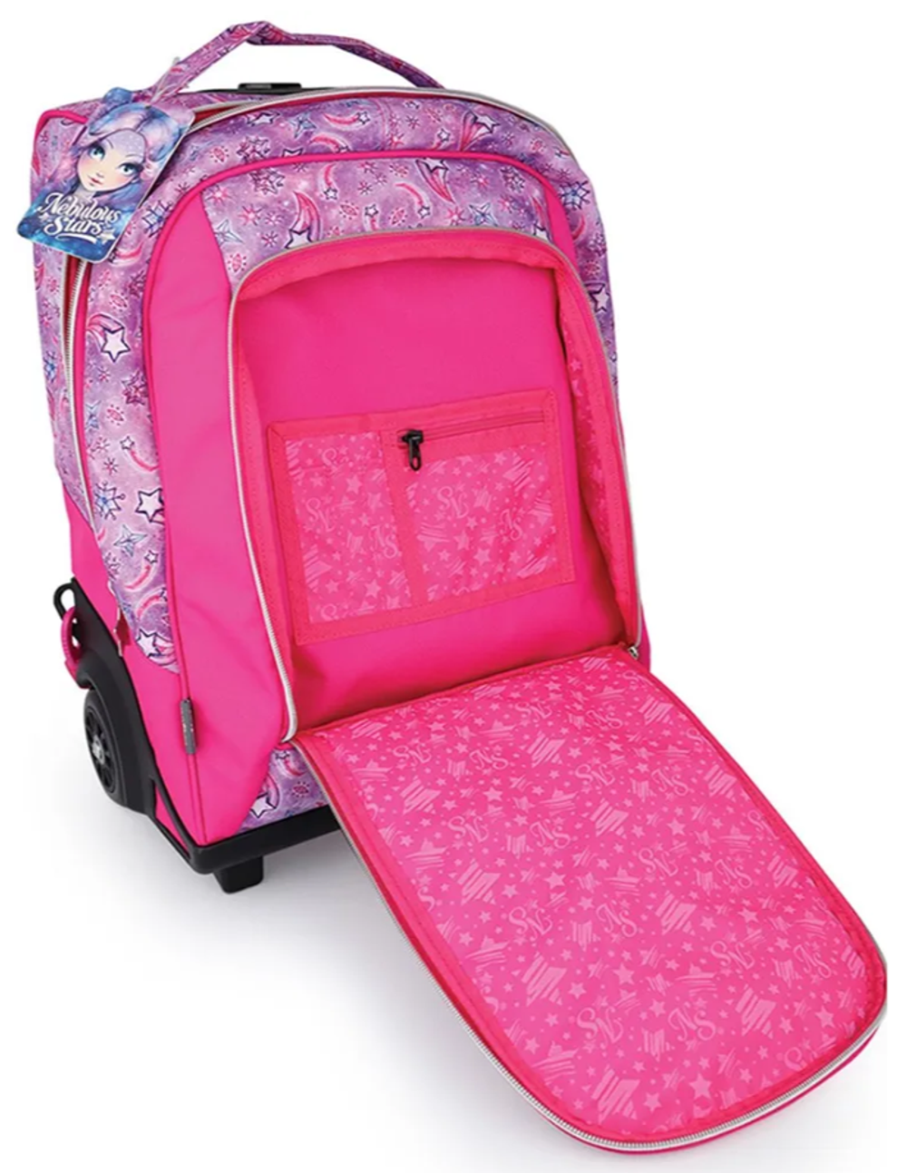Рюкзак школьный для девочек Nebulous stars, серия Nebulia (2в1, выдвижная ручка)