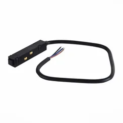 ST006.429.00 Ввод питания для магнитного шинопровода  ST-Luce Черный СКАЙЛАЙН 48V