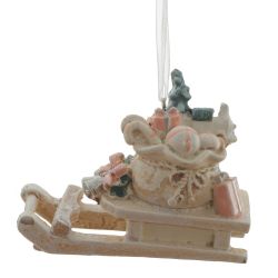 GAEM Изделие декоративное подвесное "Сани", L7 W3 H5,5 см