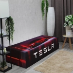 Бескаркасный диван кровать раскладной "Tesla"