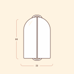 Набор для детского сада: кармашек, чехол, наклейки. Сердечки