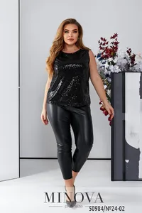 Майка 24-02-черный Minova