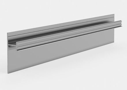 Теневой плинтус скрытого монтажа Pro Design 7209 анодированный, 2700x17,5x52 мм