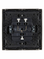 FORTE&PIANO Выключатель 2-клавишный 10А FP505 сталь IEK