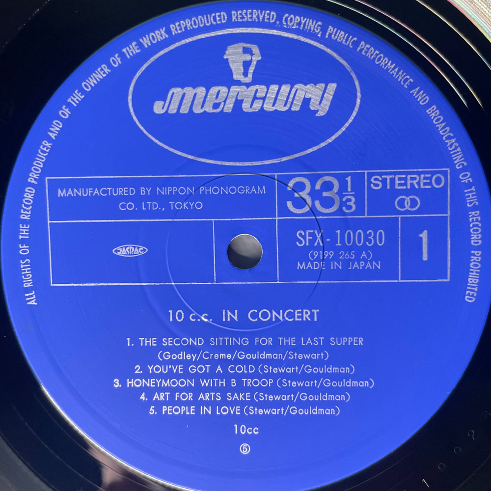 10cc ‎– Live And Let Live 2LP (Япония 1977г.)